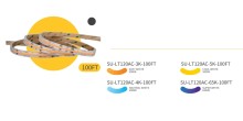 120V Wet Rated COB LED Tape Light – 100FT – 3000K