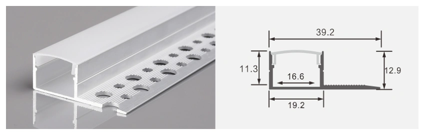 Aluminum LED Profile – SU-1913-down