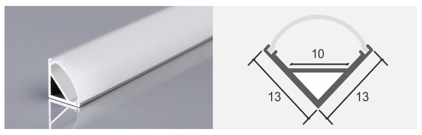 Aluminum LED Profile – SU-13X13ZJ