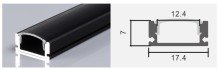 Aluminum LED Profile – SU-509-Black