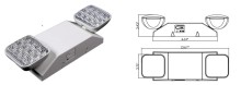 LED Rectangle Emergency Light – HY-EML01WH