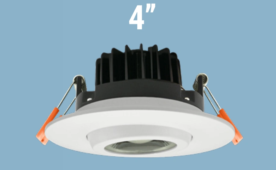 4-inch 5CCT COB Round Gimbal Downlight – SU-DN4INBL-12W5C-G8