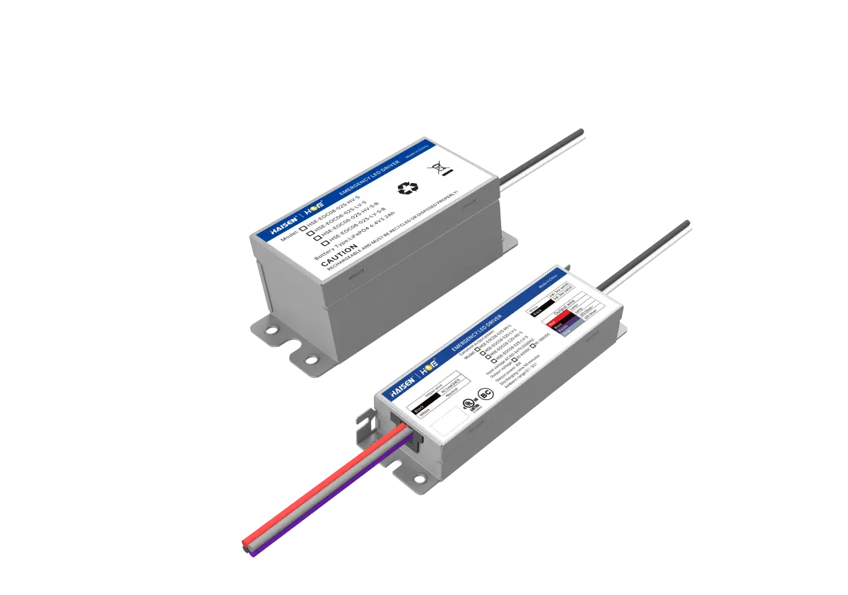 8W LED Emergency Driver - 90 Min Backup - Self-Testing