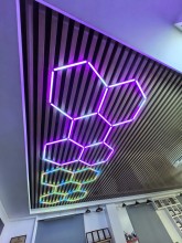 RGB Honeycomb Lamp – 5 Holes – SU-HC5-43WRGBW-G1