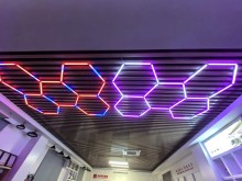 RGB Honeycomb Lamp – 5 Holes – SU-HC5-43WRGBW-G1
