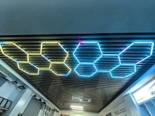 RGB Honeycomb Lamp – 5 Holes – SU-HC5-43WRGBW-G1