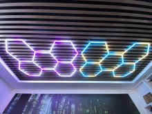 RGB Honeycomb Lamp – 5 Holes – SU-HC5-43WRGBW-G1