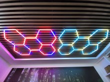 RGB Honeycomb Lamp – 5 Holes – SU-HC5-43WRGBW-G1