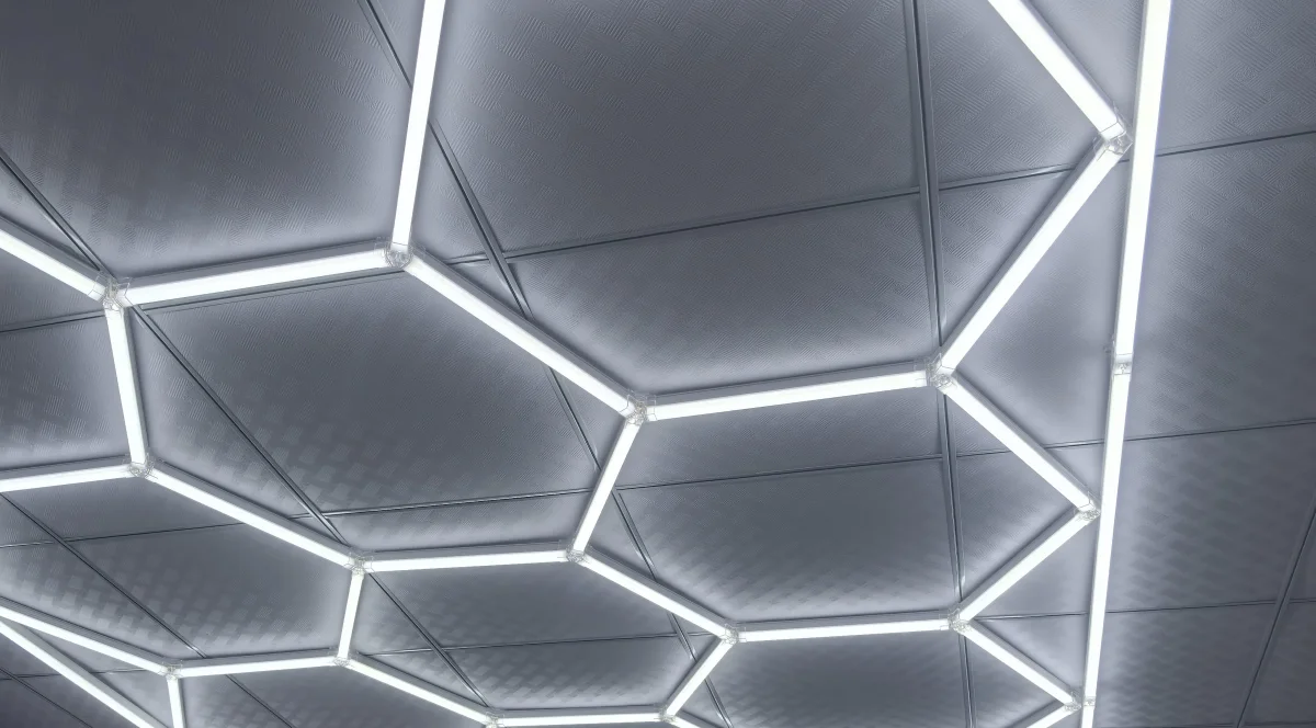 14-Hole Honeycomb Lamp – 680W – 6500K – SU-HC14-680W65K-G1