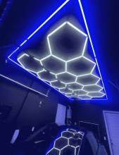 14-Hole Honeycomb Lamp – 680W – 6500K – SU-HC14-680W65K-G1