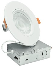 5CCT Round Floating Gimbal Recessed Downlight 4 inch
