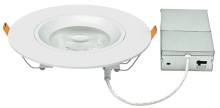 5CCT Round Floating Gimbal Recessed Downlight 6 inch