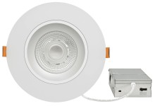 5CCT Round Floating Gimbal Recessed Downlight 6 inch