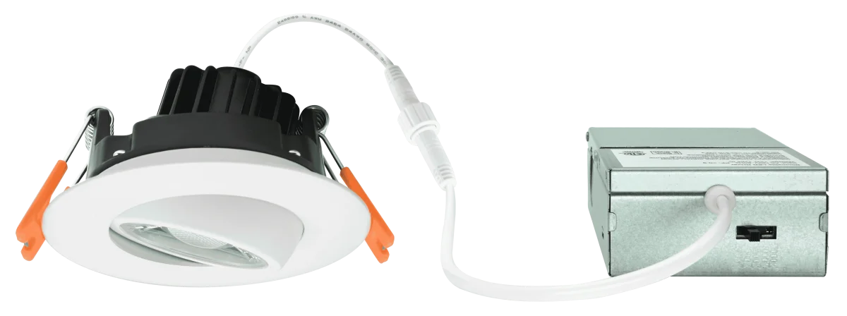 3-inch 5CCT COB Round Gimbal Downlight – SU-DN3INWH-8W5C-G8