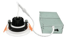 3-inch 5CCT COB Round Gimbal Downlight – SU-DN3INWH-8W5C-G8