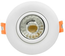 3-inch 5CCT COB Round Gimbal Downlight – SU-DN3INWH-8W5C-G8