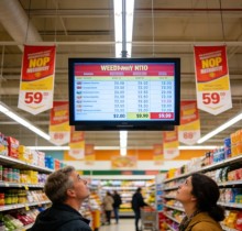 40” Digital Header Display