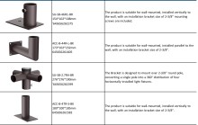 AREA LIGHT POLE&BRACKETS