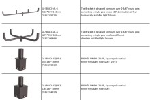AREA LIGHT POLE&BRACKETS