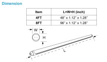  LED T8 Tube Lights Type AB G1 Series 8FT