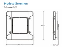 LED Canopy Light – CP Series (15" Wattage Adjustable)
