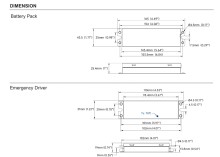 8W LED Emergency Driver - 90 Min Backup - Self-Testing