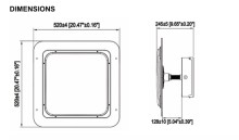 180W LED Canopy Light - IP65 Waterproof