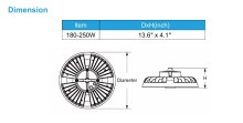 LED UFO High Bay – G2 Series – 3 Power & 3CCT Adjustable