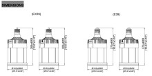 LED Corn Lamp – 200W – G1 Series
