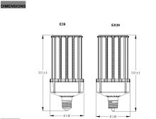 LED Corn Lamp – 300W – G1 Series