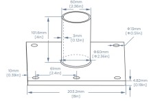 Heavy-Duty Pole-Top Mounting Bracket – LS-HD1