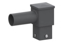 4-Inch Square Pole Tenon Adapter – LS-F1-4IN