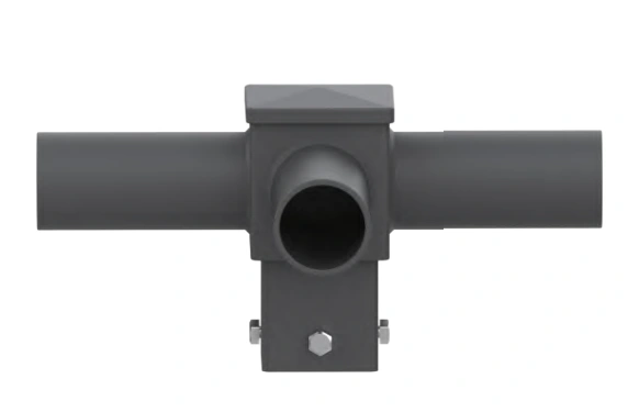 4-Inch Square Pole Tenon Adapter – Triple Mount (LS-F3-4IN)