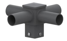 4-Inch Square Pole Tenon Adapter – Quad Mount (LS-F4-4IN)