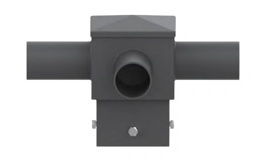 5-Inch Square Pole Tenon Adapter – Triple Mount (LS-F3-5IN)