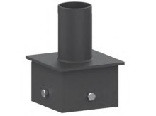4-Inch Square Pole Tenon Adapter – Downward Mount (LS-FD1-4IN)