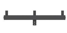 Rotatable Light Pole Arm – Extended Dual Fixture Mount (LS-FR3)