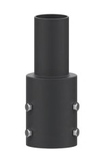 Round-to-Square Pole Reducer – 3-Inch (LS-RS1-3IN)