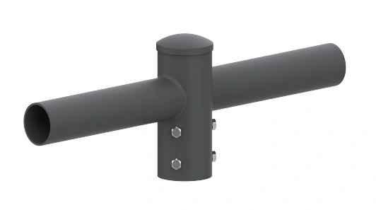 Horizontal Round Pole Bracket – Triple Fixture Mount (LS-RH3)