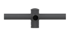 Horizontal Round Pole Bracket – Quad Fixture Mount (LS-RH4)