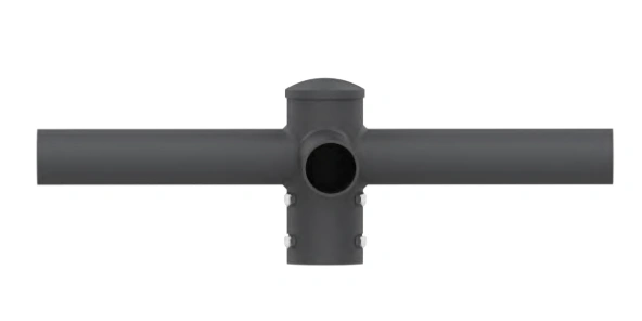 Horizontal Round Pole Bracket – Quad Fixture Mount (LS-RH4)