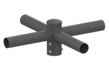 Round Pole Horizontal Adapter – Dual Side Mount (LS-RH04)