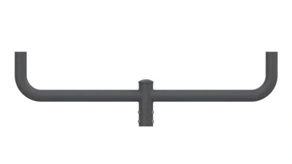 Round Pole Light Arm – Dual Fixture Mount (LS-RL2)