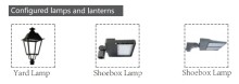 Round Pole Long-Arm Mount – Single Fixture (LS-RL01)