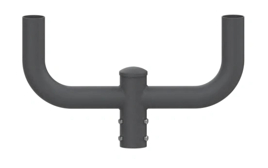 Round Pole Long-Arm Mount – Dual Fixture (LS-RL02)