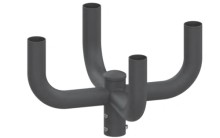 Round Pole Long-Arm Mount – Quad Fixture (LS-RL04)